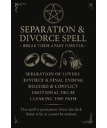 Separation &amp; Divorce Spell – Break Them Apart Forever - $226.94 CAD