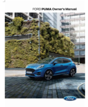 FORD PUMA OWNERS MANUAL  NO POST JUST  download it - $18.35 CAD
