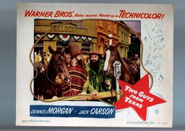Two Guys From TEXAS-1948-FAKE BEARDS-LOBBY Card VF/NM - £25.36 GBP
