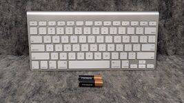 Apple A1314 Wireless Bluetooth Keyboard (White/Silver) - $18.99