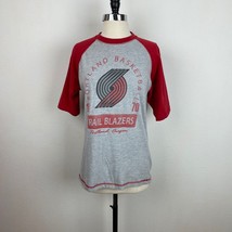 Womens Trail Blazers T Shirt Large Basketball 1970 Portland Oregon Gray ... - £15.53 GBP