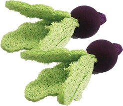 AE Cage Company Nibbles Turnip Loofah Chew Toys with Wood - 2 count - £7.06 GBP