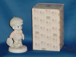 1987 ENESCO PRECIOUS MOMENTS Lord Help Me Make The Grade 106216 with box - $4.45