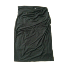 NWT MM. Lafleur Soho Pencil in Black Ruched Stretch Jersey Pull-on Skirt... - $71.28