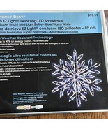 Energy Best 35 inch Christmas EZ Light Twinkling LED Snowflake - €103,90 EUR