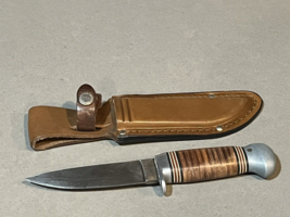 Vintage Kinfolks Model 380 Hunting Knife &amp; Sheath - £37.76 GBP