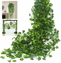 6 Pack 6.5 Ft Artificial Hanging Garland Ivy Leaves Plants Vines Home Decor Usa - £13.62 GBP