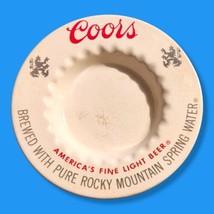  1950&#39;S Vintage Coors Light Ashtray America&#39;s Finest Light Beer 5 1/2&quot; - £11.88 GBP