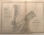 Harbor of Holmes Hole 1847 Martha&#39;s Vineyard US Coast Survey Map  - $193.34