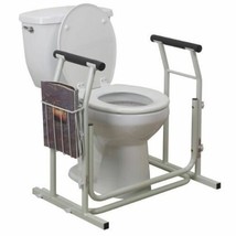 Toilet Safety Rails Stand Alone Hands Grab Bars Bathroom Medical Support... - $46.38