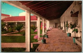 Courtyard De Guerra Studios Santa Barbara CA UNP Albertype Postcard J4 - £3.89 GBP