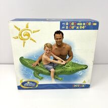 Vintage 2005 Intex The Wet Set Lil Gator Ride On Inflatable Pool Float 5... - $29.65