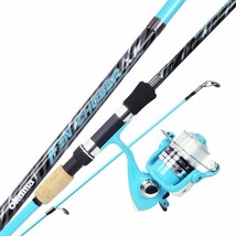 Okuma Fin Chaser X Series Spinning Combo Sky Blue 6ft6in Rod - $49.48