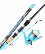 Okuma Fin Chaser X Series Spinning Combo Sky Blue 6ft6in Rod - £38.93 GBP