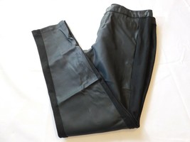 Skye&#39;s the Limit Women Women&#39;s Pants casual pant Size 12 Black Pleather front - £26.70 GBP