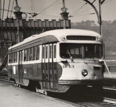 Port Authority Pittsburgh Railways PRT PAAC #1643 Carrick Streetcar Photo - £7.57 GBP