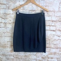 St. John Separates Faux Wrap Skirt Size 6 Gray - $49.50