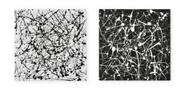 D&amp;D Home Jackson Pollock style Hand Painted Abstract Oil Paintings on Ca... - £52.95 GBP+