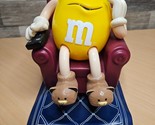 M&amp;M&#39;s &quot;La-Z-Boy&quot; Yellow Reclining In Chair with TV Remote Candy Dispenser - $12.59