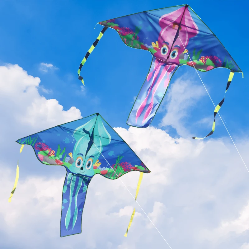 YongJian Delta Octopus Kite Cartoon Kite for kids or Adults Extremely easy to - £9.85 GBP+