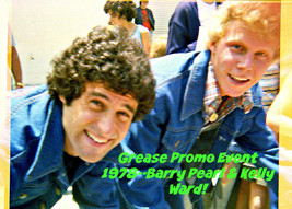 GREASE Promo Event 1978 4x6 Candid Photo--Kelly Ward &amp; Barry Pearl--Burb... - £3.98 GBP