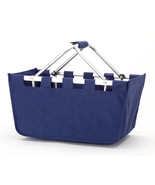 Viv and Lou Navy Market Tote with Durable Removable Aluminum Frame - £31.65 GBP