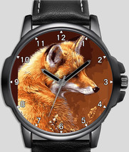 Fox Cute Animal Novelty Art Unique Wrist Watch FAST UK - £41.70 GBP