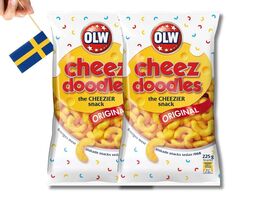2 Bags of Cheez Doodles 225g (7.93 Oz), Ostbgar, Swedish snacks, swedish... - $18.13