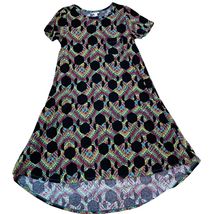 LuLaRoe Rainbow Colors Minnie Mouse Print High/Low Carly Dress Small - $259.74 MXN