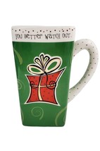 Christmas Coffee Mug &quot;You Better not Pout You Better not cry&quot; Bella Casa by Ganz - £11.78 GBP
