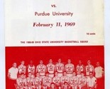 Ohio State Buckeyes v Purdue Boilermakers Basketball Program 1969 Rick M... - £38.79 GBP