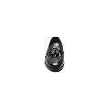 Stacy Adams Santana II Moc Toe Tassel Slip On Shoes Animal Print Black 25574-001 image 3