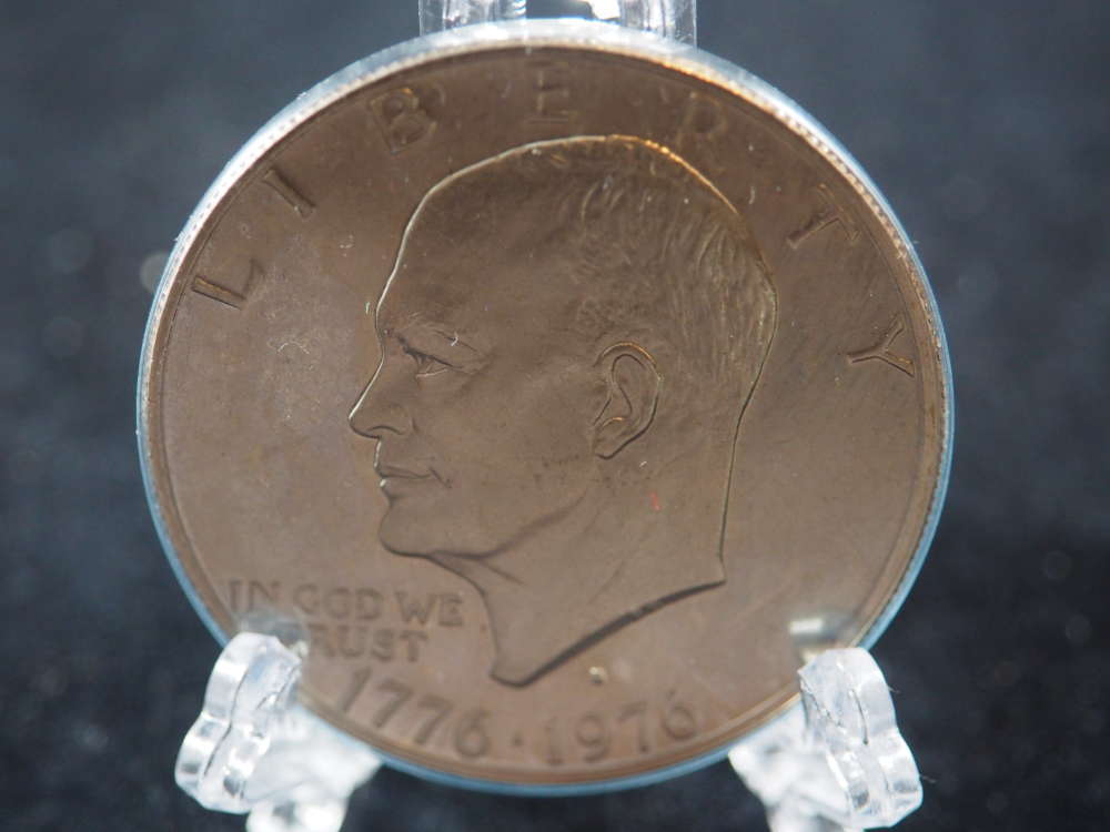 1976 S Eisenhower Clad Dollar Type 2 Proof - SKU 396US - $9.95