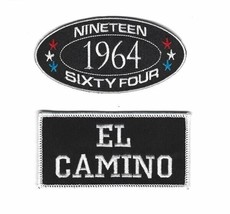 1964 CHEVY EL CAMINO SEW/IRON ON PATCH EMBLEM BADGE EMBROIDERED SS 396 - $14.99