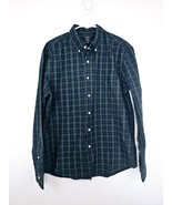J Crew Mens Stewart Tartan Plaid Slim Flex Washed Casual Shirt Large BI050 - $33.12 CAD