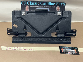 OEM 64 Cadillac REAR BUMPER LICENSE PLATE HOLDER FUEL FILLER DOOR #1480045 - $197.99