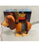 TOY STORY Vintage SLINKY DOG Pull Toy James Industries w Box Disney Pixa... - $839.23 MXN