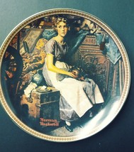 Collector&#39;s Plate By Norman Rockwell &quot;Dreaming In The Attic&quot; Limited Edition  - £15.44 GBP