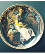 Collector&#39;s Plate By Norman Rockwell &quot;Dreaming In The Attic&quot; Limited Edi... - $26.89 CAD