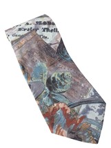 Custom Designed Floral Musical Instrument Abstract Novelty Necktie - £16.61 GBP
