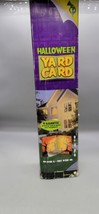 Gemmy 5ft x 4ft Wide Happy Halloween Yard Card SPOOKY TREES  - £39.47 GBP