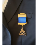 Master Jewel for Masonic Collar Regalia gold plated Freemasonry - $39.50