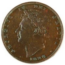 1826 Great Britain Farthing George IV VF Condition British Foreign Coin - $89.34