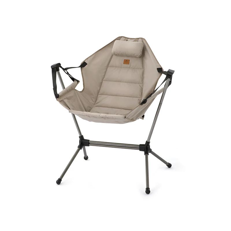 Naturehike YL11 Foldable Rocking Chair Soft Leisure Adjustable Deck Chairs - £242.17 GBP