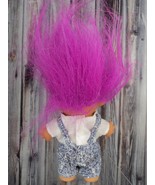 Vintage Russ Troll Doll 5&quot; - Birthday Boy or Girl w/ Overalls - £10.64 GBP