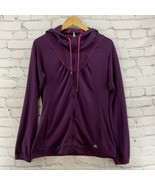 Adidas Climalite Sweatshirt Hoodie Womens Sz M Purple Full Zip Athletic ... - £15.26 GBP