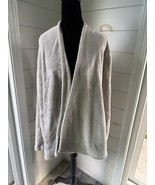 UGG Women&#39;s Isla Draped Open Front Fleece Cardigan Sweater Shirt Sz S Co... - $651.02 MXN