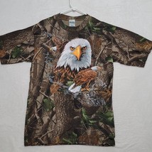 RealTree Mens Camo T Shirt Size Large Eagle Camouflage Hunting Apparel Sportex - £14.05 GBP