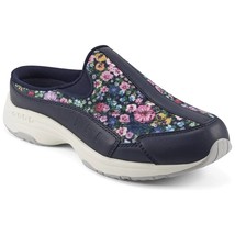 Easy Spirit Women Slip On Mule Clogs Travel Time 594 Size US 7M Navy Floral - £39.56 GBP