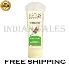  Lotus Herbals Tea Tree and Cinnamon Anti Acne Oil Control Face Wash 120g  - £16.71 GBP